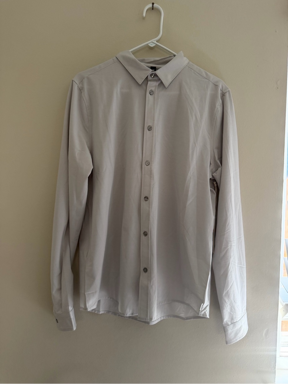 NWT Vuori L/S Bridge Button Down Shirt Salt Men’s Large